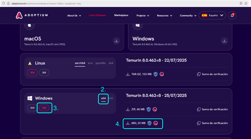 Docs Version Dropdown